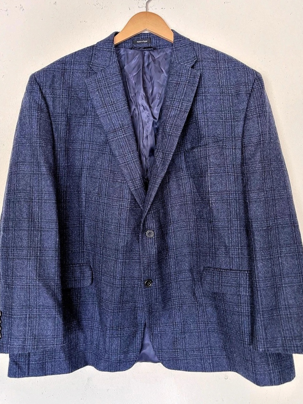 Lauren Ralph Lauren Men's Plaid Wool Sport Coat Size 52R Like New